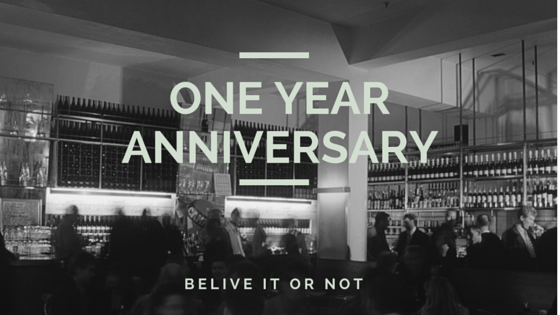One Year Blogging Anniversary