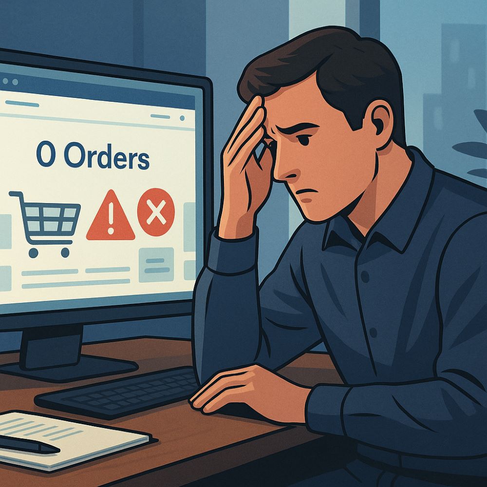 why is my website not getting sales?